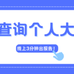 怎么查个人大数据报告?一键教你查询 线上3分钟出报告