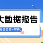 大数据报告怎么查？一分钟让你自查 附详细解析