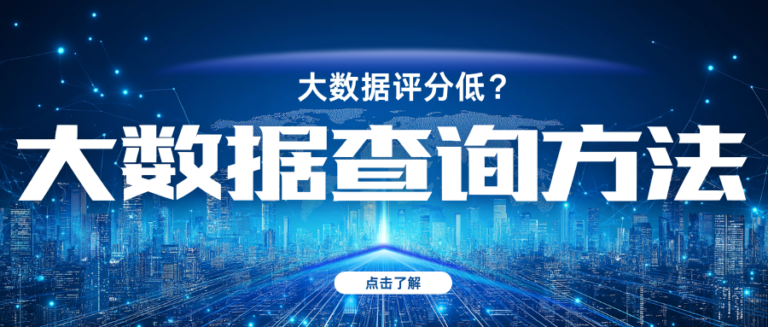 一文读懂大数据评分查询流程  新手也能轻松操作