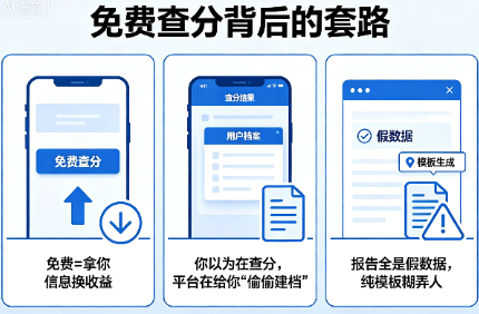 1分钟辨别套路 免费查大数据评分会泄露个人信息吗?插图1 1分钟辨别套路 免费查大数据评分会泄露个人信息吗?插图1