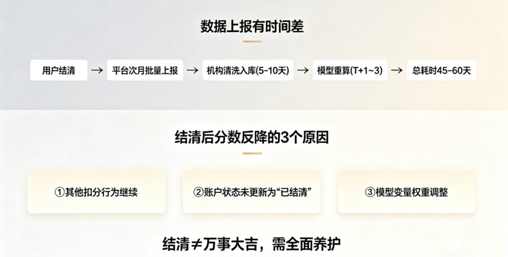 结清不是立竿见影 大数据评分更新机制与信用恢复周期解读插图1 结清不是立竿见影 大数据评分更新机制与信用恢复周期解读插图1